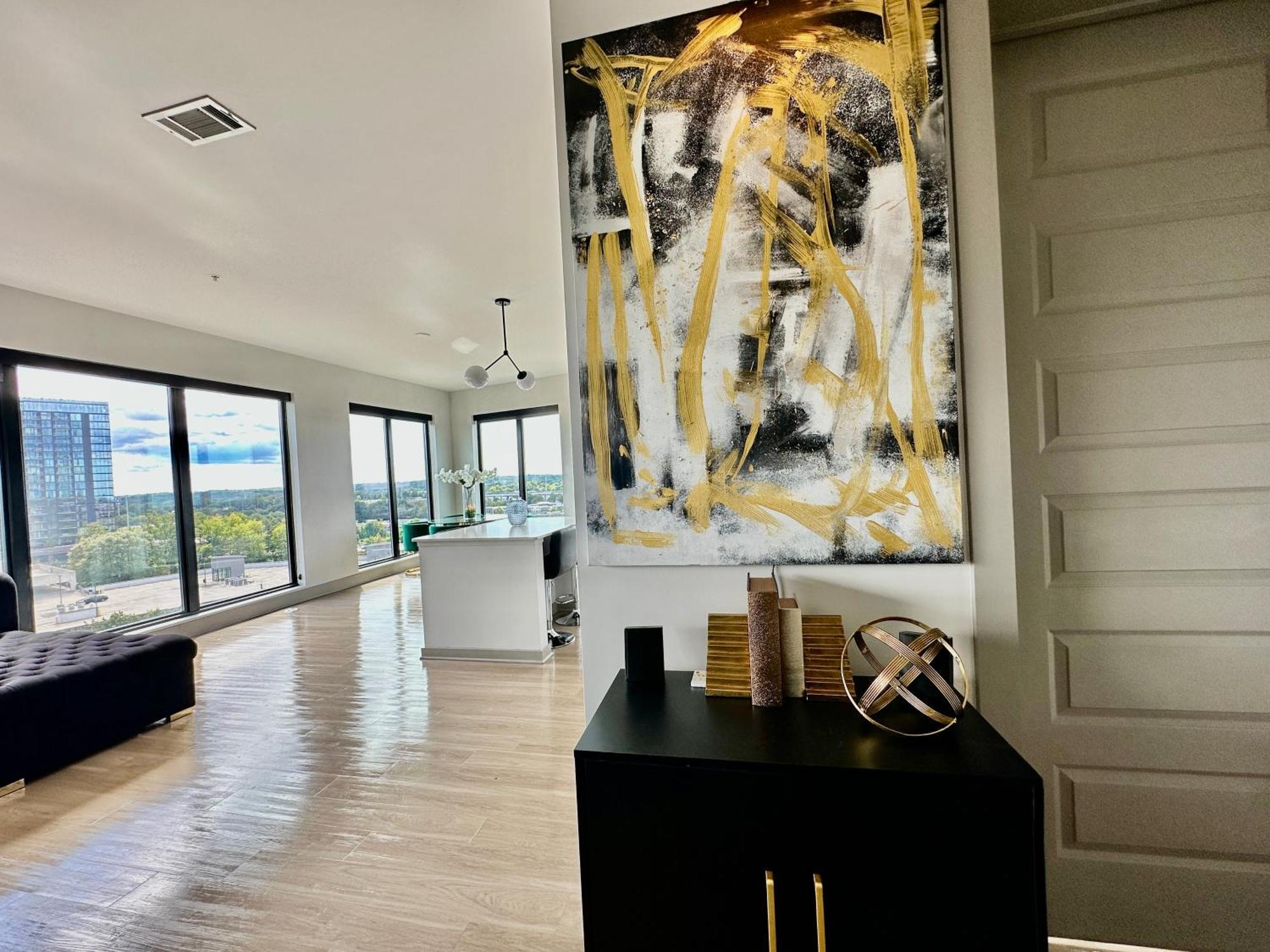 Modern Luxury At The Interlock Apartment Atlanta Bagian luar foto