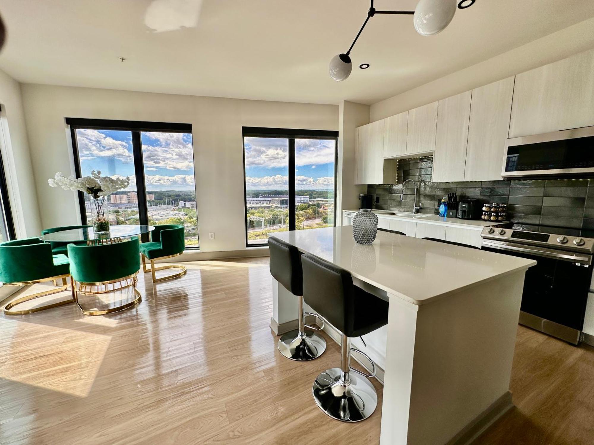 Modern Luxury At The Interlock Apartment Atlanta Bagian luar foto